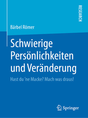 cover image of Schwierige Persönlichkeiten und Veränderung
